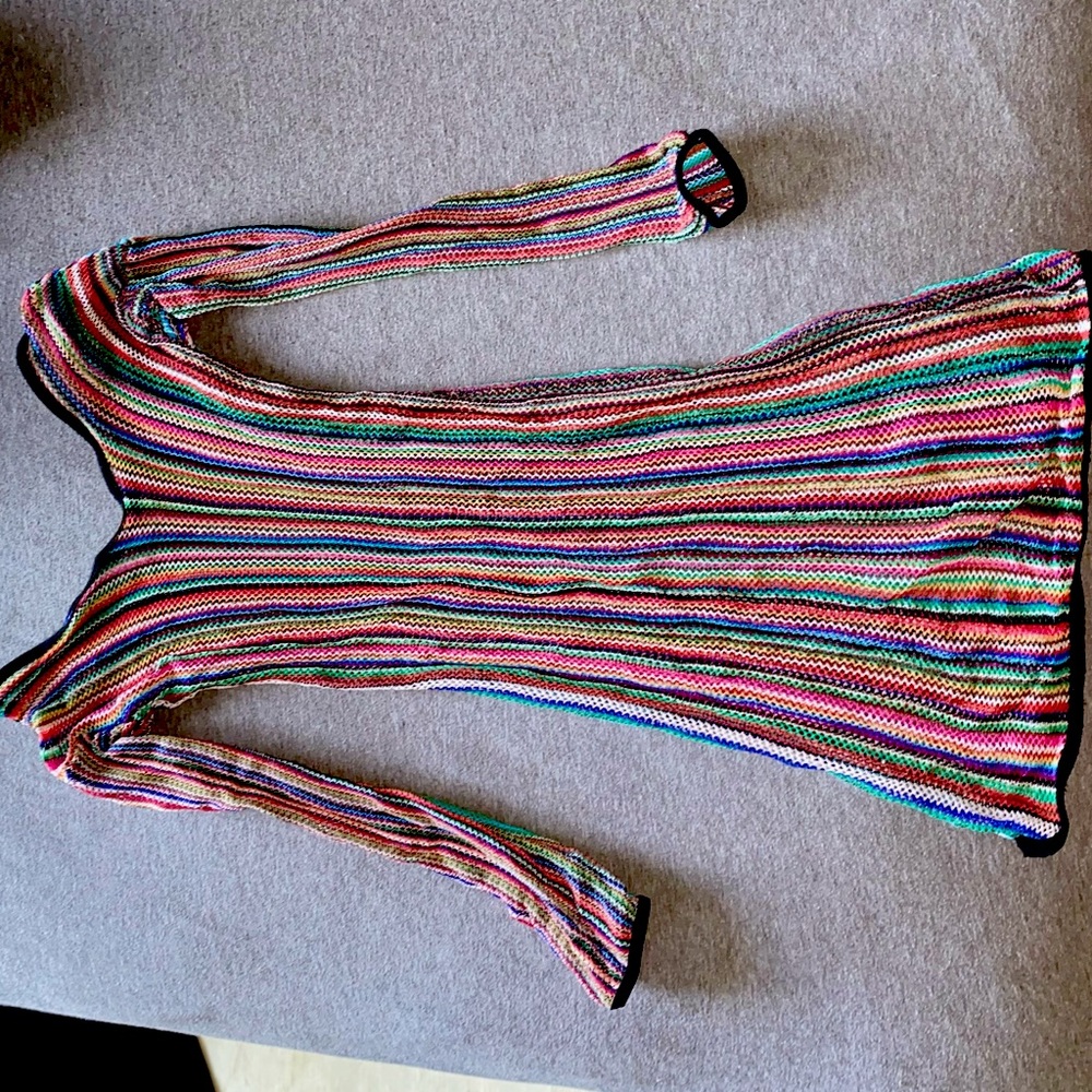 Mesh swimsuit cover up